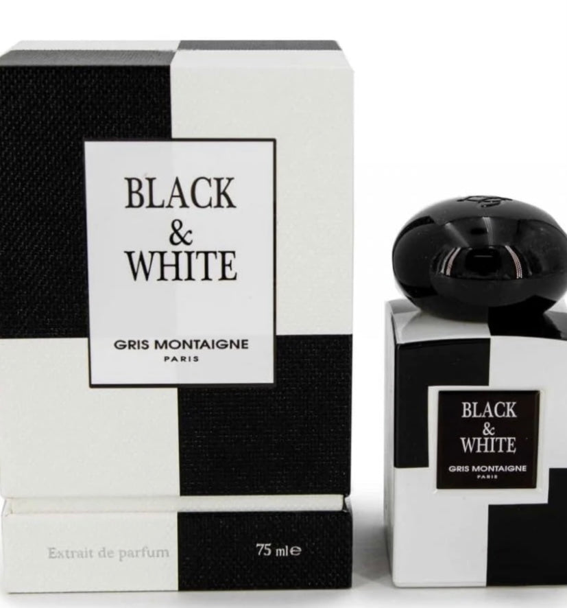 Black and white gris Montaigne